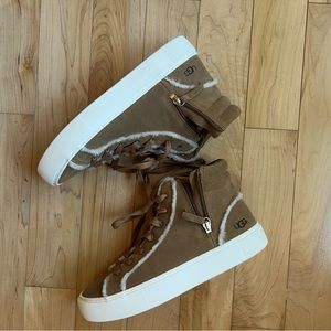 UGG | fur lined high top sneakers